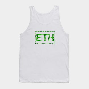 Ethereum Green Camo Tank Top